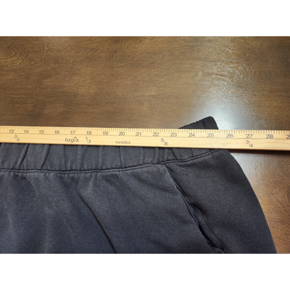 A New Day Women's Black Solid High Rise Elastic Waist Sweat Shorts Size 4X - Picture 5 of 7